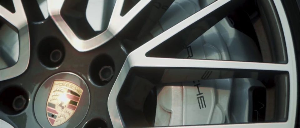 Porsche advertisement frame